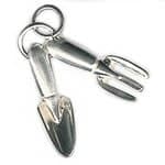 Perfectcharm Trowel And Fork Charm - Sterling Silver