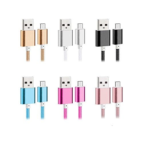 Nylon Basket Htenem Wire Premium USB Data Charging Cable with Metal Male Micro USB Data Sync Charger Cable for Sony S6 Android Samsung Galaxy S5 S4, HTC, u.v.a.m., Multi Nylon Type C by Benisto) – 100% rustproof Metal Stud Earrings of High Tensile Strength, Strong,., Nylon, Environmental Pet Alloy Data Cable, High quality nylon wire Braid, Stronger, Hard-Wearing, Very Durable Gold