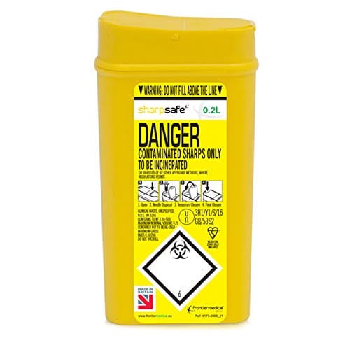 Sharpsafe 41731430 Sharp Bin, 0.2 L