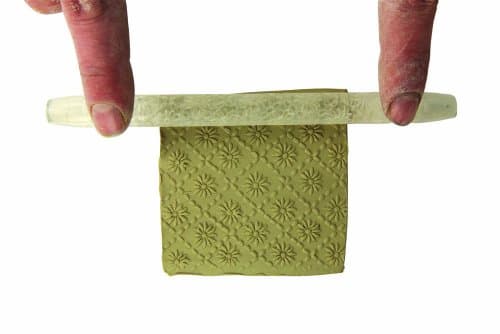 Rhombus Flower - Textured Patterned Acrylic Rolling Pin