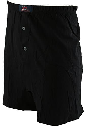 Perfect Collection 2 Pack Jersey Boxer Shorts Black
