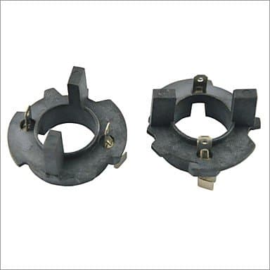 Car H7 HID Xenon Head Bulb Conversion Adapters Sockets Black for Volkswagen MK5 Golf /Jetta--2PCS