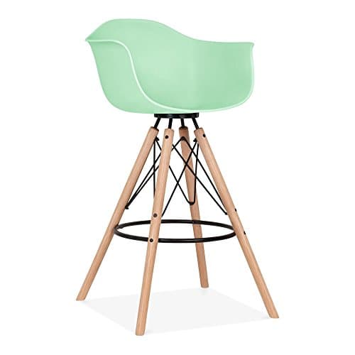 Cult Design Moda Bar Stool with Armrest CD3 - Pastel Green