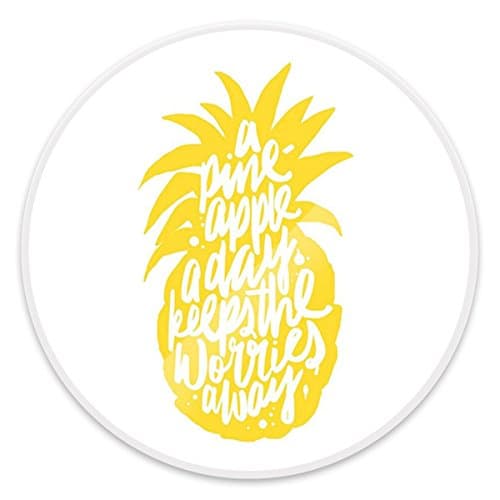 Pop Grip Mount Stands,Multi-Function Holder and Mount,Expanding Stand for iPhone Cellphone Smartphones - Yellower Pineapple2