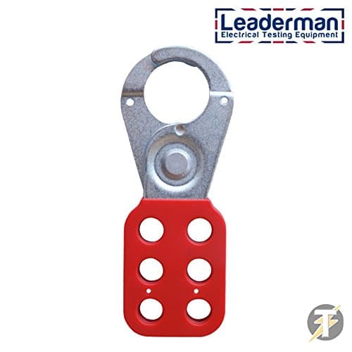 Leaderman LMLOK25 Lockout Hasp 25mm Red