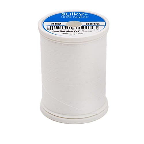 Sulky 1100 yd 60 Weight Bobbin Thread, White