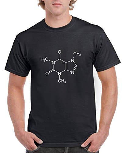 Caffeine Molecule - Science Coffee Men’s T-Shirt