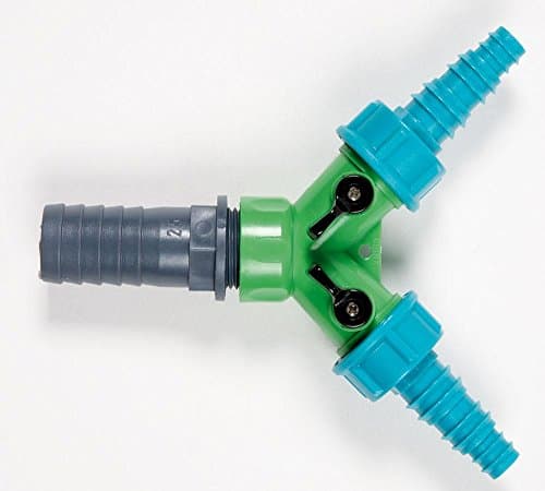 Flow Control Y - 3 Way Hose Adaptor - 25mm inlet