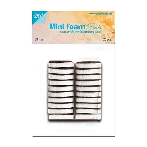 Joy! Crafts Mini Ink Blending Tools Replacement Foam Pads - 20pcs Ø 20mm