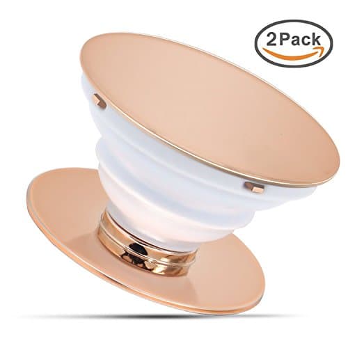 [ 2 Pack ] PopStand , Premium Electroplating Expanding Stand Pop Phone Grip Mount Holder Sockets for iPhone , Kindle , Fire HD 8 , ipad , Smartphones and Tablets by Sallya