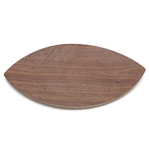 Modern solid wood bowls creative leaf-shaped fruit candy seed-box-E