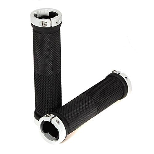 Oxforder Double Lock On Locking Handlebar Grips for Cycle Bicycle MTB Mountain Bike BMX Folding Bike