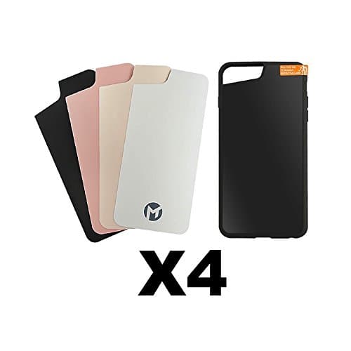 Mega Tiny Anti-Gravity Case 2 For iPhone 6 Plus/6S Plus/7Plus Black (4-Pack)