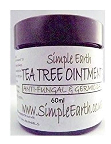 Natural Tea Tree Ointment 60ml, for spots, boils, burns, corns, itching from insect bites, chicken pox, warts, cold sores, cracked feet