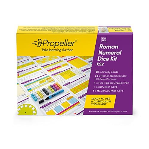 Propeller Roman Numeral Dice Kit