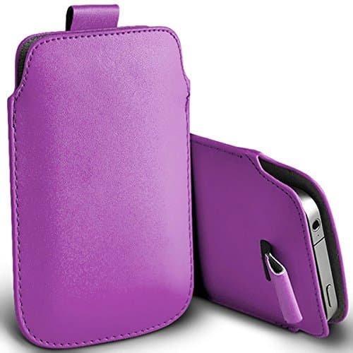 Digi Pig® Durable Protective Phone Pouch Cover With Easy Access Pull Tab For IMO Q2 Mobiles - Lilac