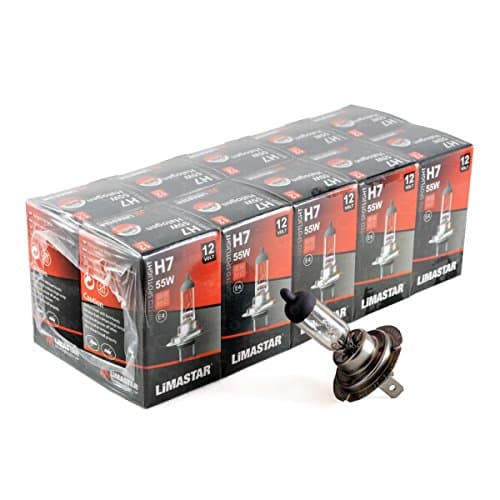 10 x H7 55 W 12Volt Clear Halogen Light Bulbs for RENAULT CLIO III (BR0/1, CR0/1) Espace IV (JK0/1 _), KOLEOS (HY _) Laguna I (B56 _, 556 _)