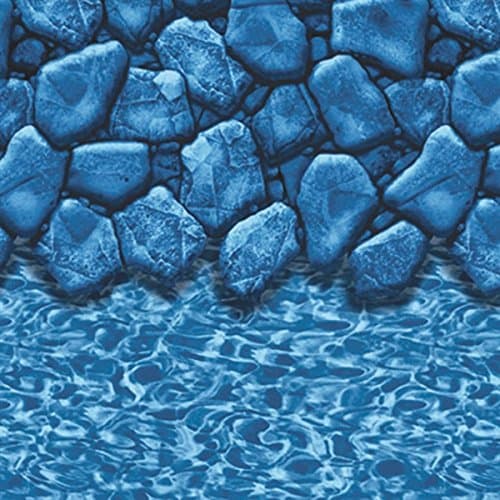 SCP Boulder Tile 20 Thou Oval Pool Liner- 17ft x 12ft x 48-52"