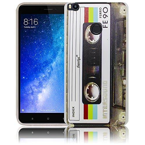 Xiaomi Mi Max 2 Cassette Retro Silicone Protective Case Protective Case Mobile Phone Case Cell Phone Case Silicone Case Case Bag Cover Bumper Case Flip smartphone cellphone backcover