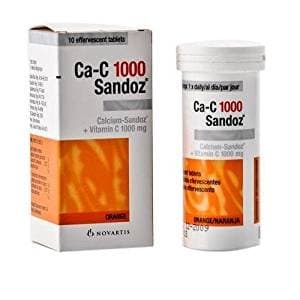 Honest Bee Presents. 3 Pack Ca-c 1000 Sandoz Effervescent Tablets 10 Tablets