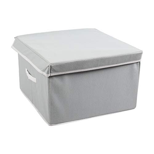 Vouch Non Woven Foldable Clothes Organizer Bag, Grey