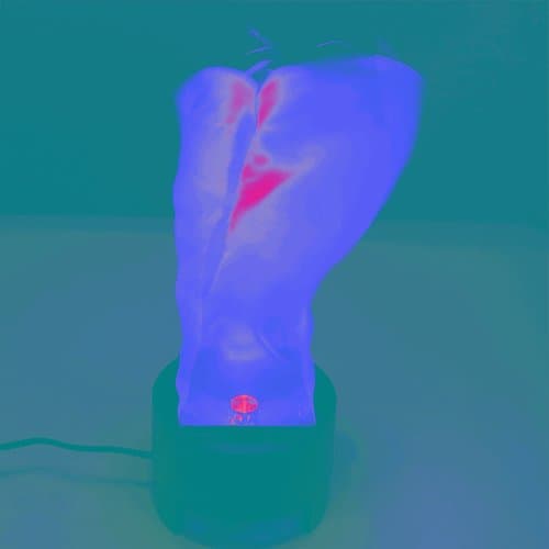 Night Lights [220V US/EU Plug] 10W Artificial Simulation Burning Fake Flame Lamp Torch Fire Pot Bowl Light for Festival Party Decoration, Flame Height: About 20cm