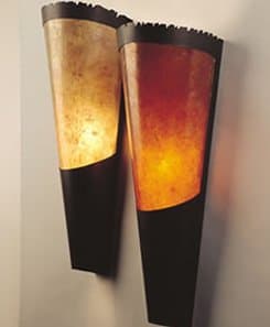 Small Modern Torch Sconce