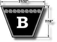 B76 Kevlar V Belt (6978)