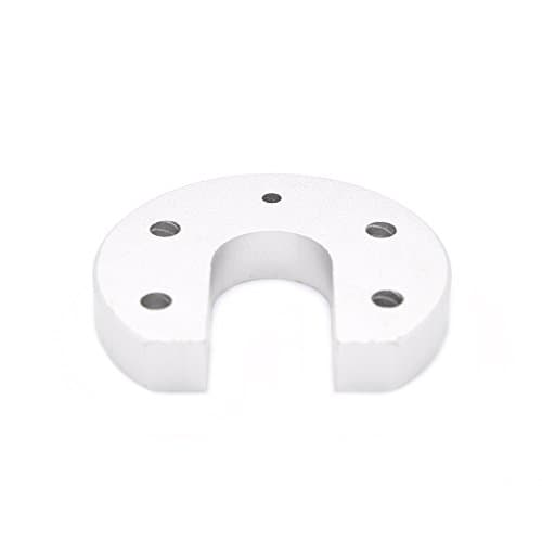 3DTOP Hot End Aluminum Circular Sandblasting Mount Fixed Plate for Kossel 3D V6 J-head