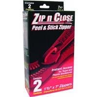Surface Shields Inc Zip n Close Red Zipper, 1 1/2 In. X 7 Ft