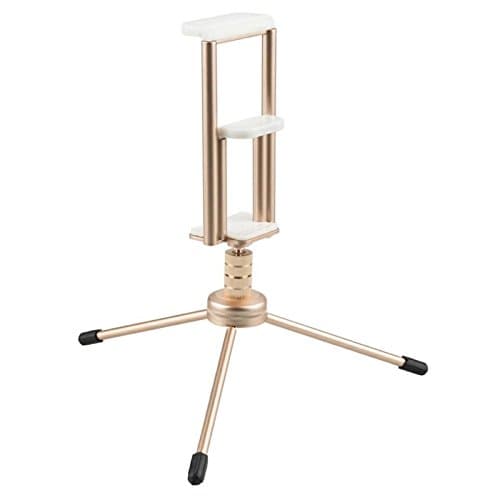 TopePop Wireless Universal Mobile Phone Shelf Bracket Multi-function Cell Phone Holder with Stand for iPhone 6 Plus 5S iPad Samsung Galaxy S7 S6 S5 Note 5 4 Tablets Google Nexus 5 6 LG (golden)