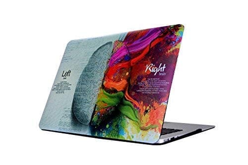 MacBook Pro 13 Retina Case, L2W Left and Right Brain Protective Full Cover Art Hard Shell Case Cover For Macbook Pro 13.3 With Retina Display (Model: A1425/A1502) - Left and Right Brain
