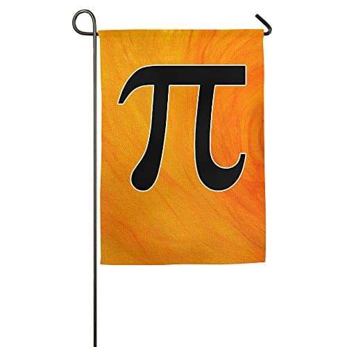 Pi Symbol Printing Garden Flag