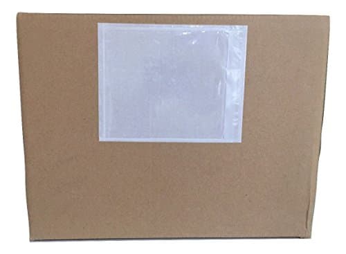 25 - 7" X 10" - Clear Packing List Envelope (Plain - No Print)