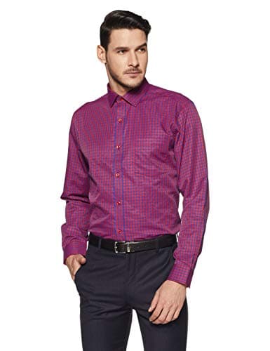Next Look Men's Plain Regular Fit Formal Shirt