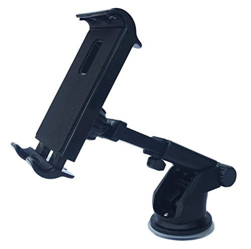 Smartland Car Phone Mount Holder for Dashboard Windshield Universal Cell Phone Holder for iPhone 6s/6 plus 5s 5 se Samsung Galaxy S7 S6 edge S5 S4 and Note5/4/3 (Black)