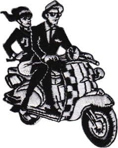Ska Kids on Scooter Rude Boy Patch