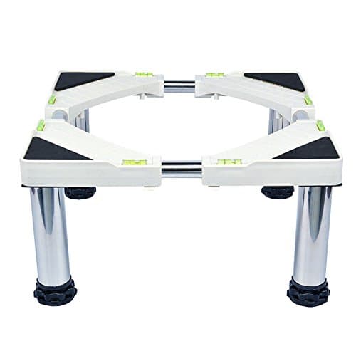 Refrigerator Washing Machine Base Adjustable Multifunction for Tumble Dryers Cookers Fridges Freezers Noise Reduction,RoundtubeUpgrade4feet-29-32cm