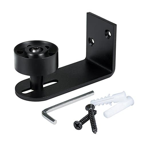 Stay roller guide - Fit for sliding barn doors up to 3 inches thick - Bottom guide roll flush with floor - In-wheel bearing for an easy rolling - Installation manual, screws, anchors provided