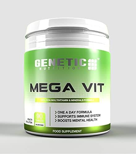 GENETIC NUTRITION - MEGA VIT - MULTI VITS 90CAPS