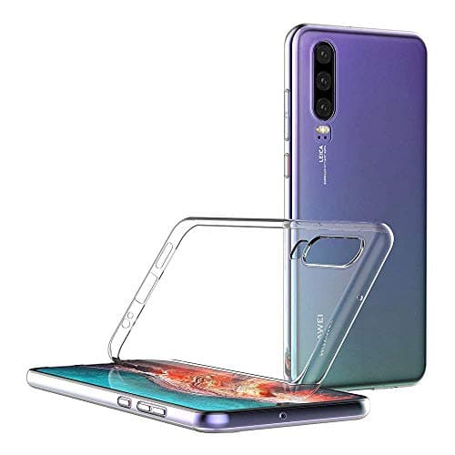SS TechCase For Huawei P30 Lite Crystal Clear Soft Gel TPU Bumper Case [Drop Protection/Shock Absorption Technology] / Anti-Scratch Clear Back Case