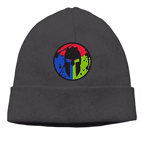 BWMEN Spartan TRIFECTA Beanie Cap Hat Black