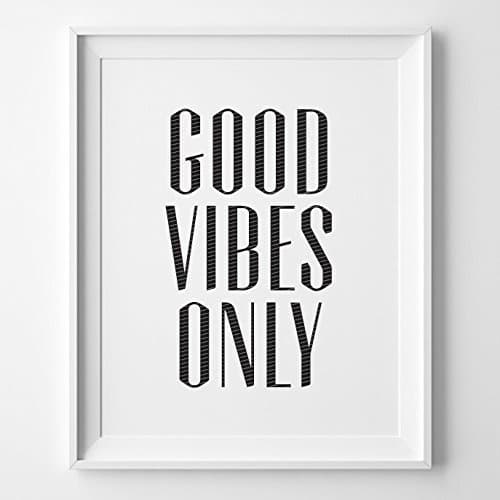 Good Vibes Only Print (Black)