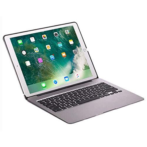 for Apple IPad Pro 12.9 Inch 2019 2019 Case Slim Backlit Aluminum Alloy Wireless Bluetooth Keyboard Cover with Powerbank 4400mAh Gray