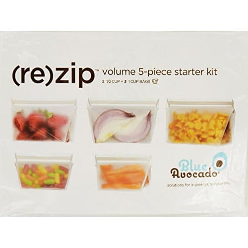 Blue Avocado Bag - Re-Zip - Volume Starter Kit - Clear - 5 Pieces (Pack of 4)