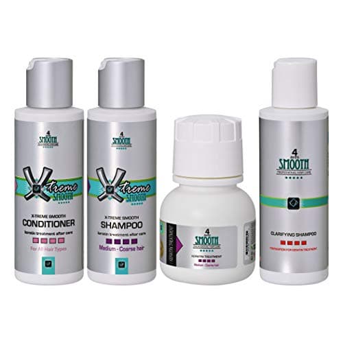 Forever Smooth - Next Generation Keratin Treatment DIY Package Set - For Coarse Hair.