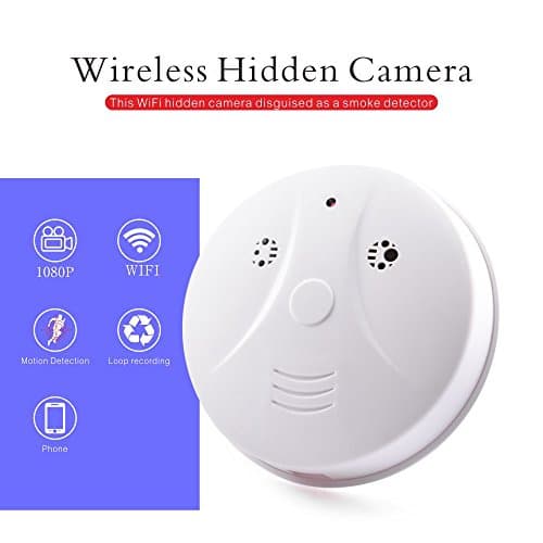 Wireless Hidden Camera WiFi Spy Security Camera Motion Activated Loop Video Camera Real-time Video Remotely View by App