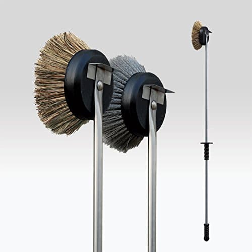 Stailness steel oven brush