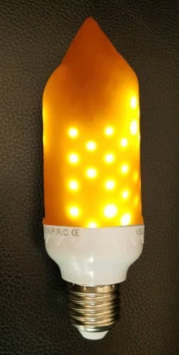 1 Pack LED Flame Effect Light Bulb Animated Flickering Vintage Gas Lamp Bulb Medium Base E26