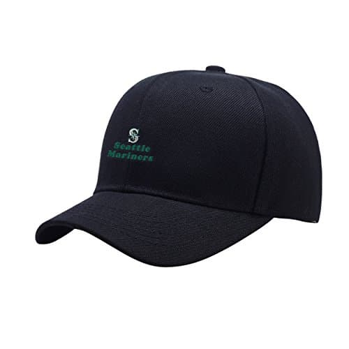 Flashers Embroidered Logo Adjustable Black Peaked HatDad Cap